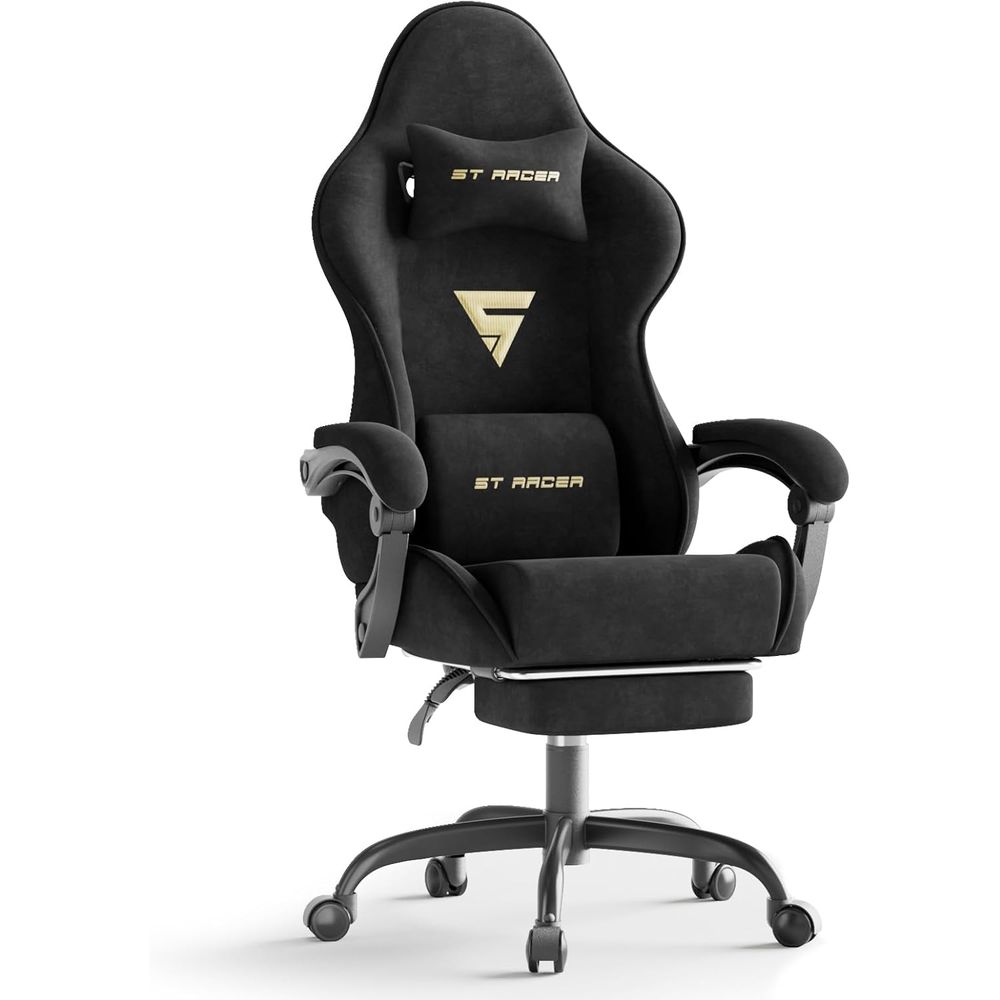 Pc Gaming Chair - Эргономичное игровое кресло из велюровой ткани