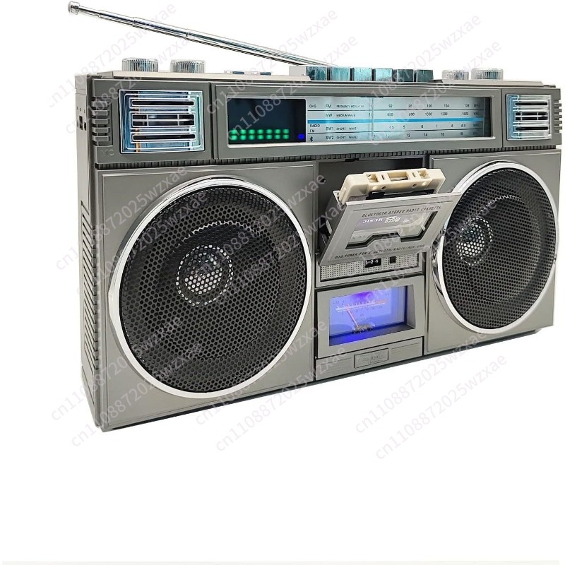 Sound Card Usb - Ретро Bluetooth-колонка с сабвуфером, стерео, поддержка