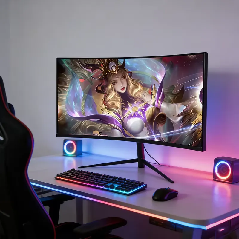 High Refresh Monitor - Игровой изогнутый монитор FY 4K 240