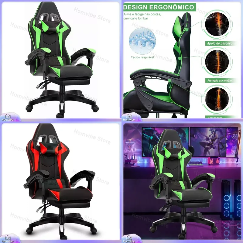 Pc Gaming Chair - Эргономичное геймерское кресло с высокой спинкой
