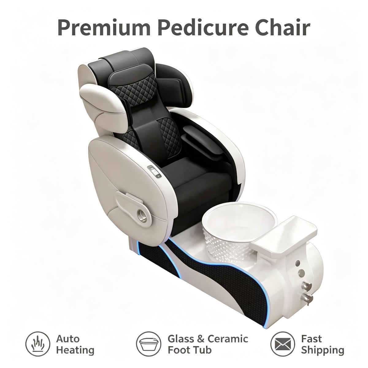 Pc Gaming Chair - Педикюрное кресло в игровом стиле с