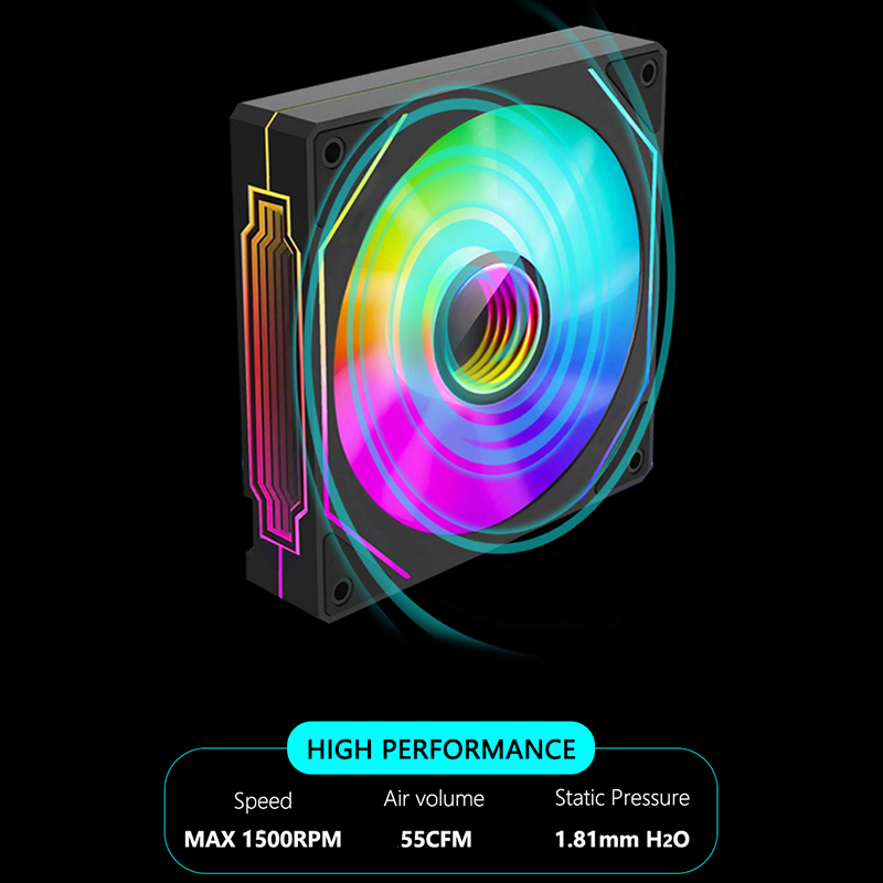 JUMPEAK MS120 120 мм корпусной – обзор и цена Pc Gaming Liquid Cooling