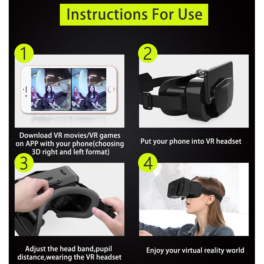 3D очки виртуальной реальности – обзор и цена Vr Headset Pc