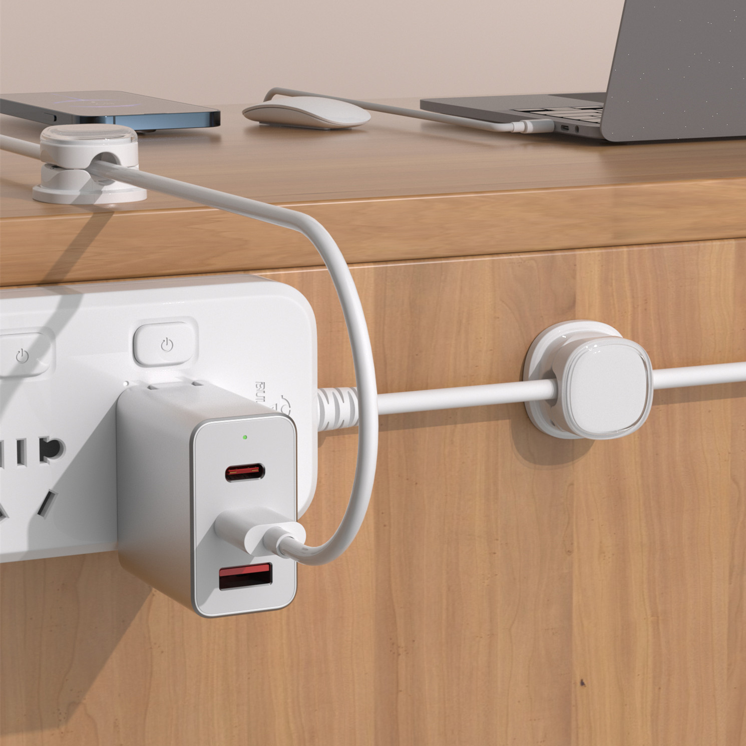 3/6/8/12 шт. магнитные зажимы  – обзор и цена Desk Cable Organizer