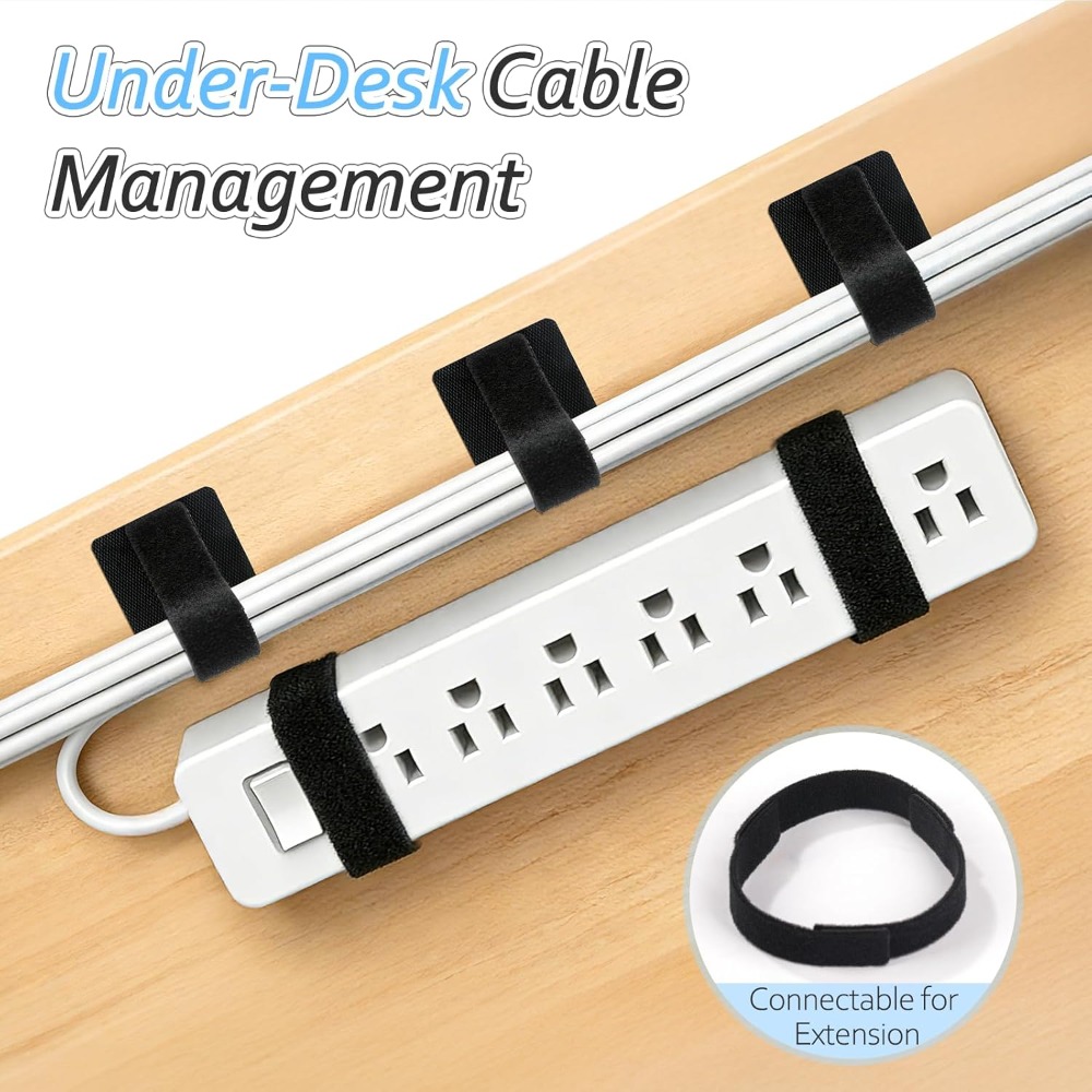 Набор из 28 самоклеящихся мног – обзор и цена Desk Cable Organizer