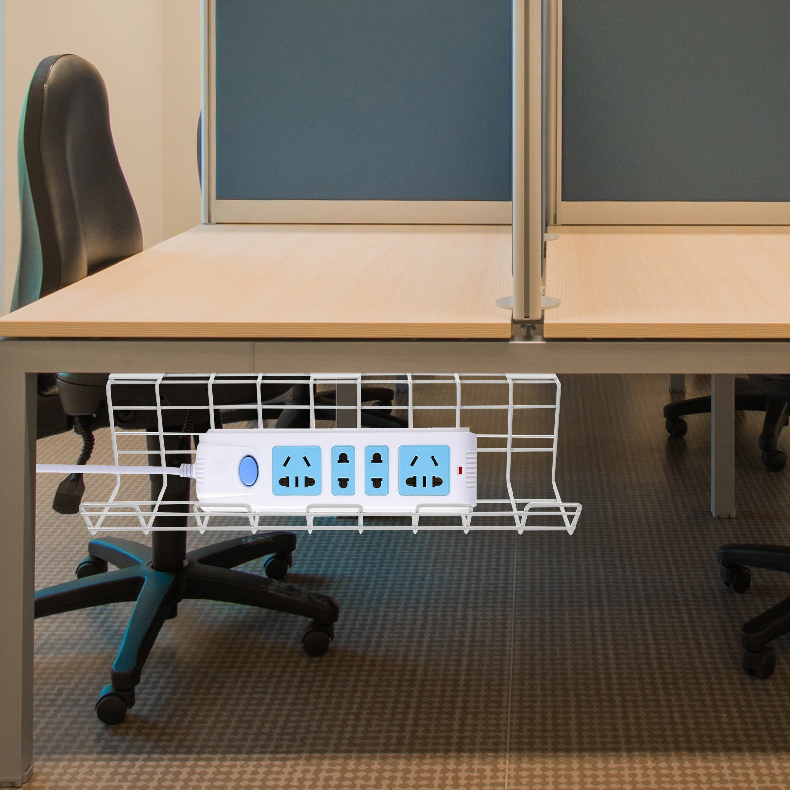 Комплект из 2 органайзеров для – обзор и цена Desk Cable Organizer