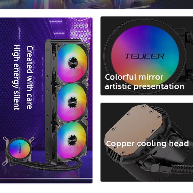 Кулер для воды TEUCER AF-120,  – обзор и цена Pc Gaming Liquid Cooling