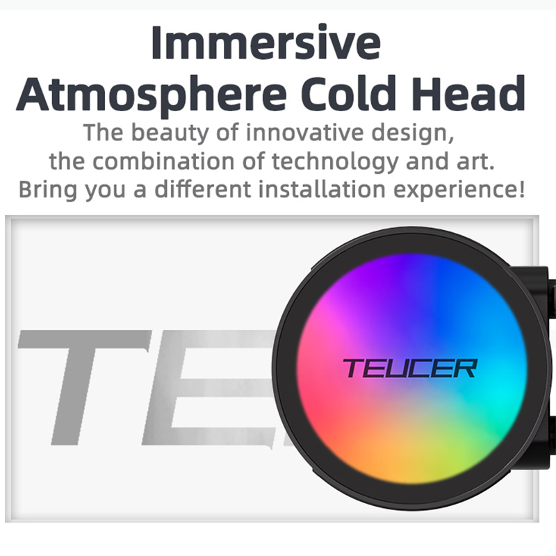Кулер для воды TEUCER AF-120,  – обзор и цена Pc Gaming Liquid Cooling