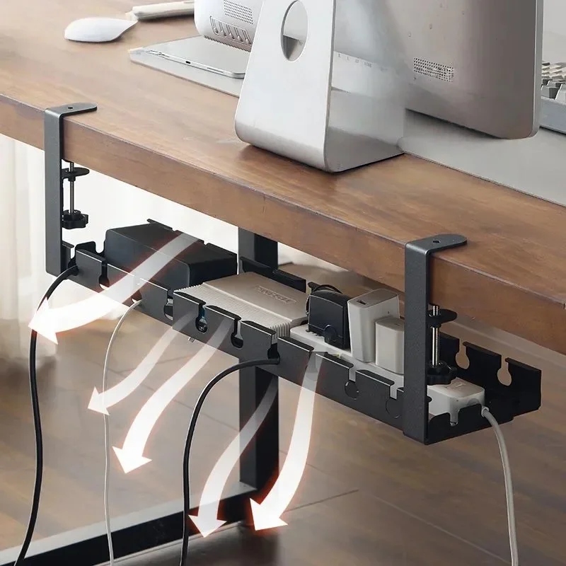 Выдвижной металлический органа – обзор и цена Desk Cable Organizer